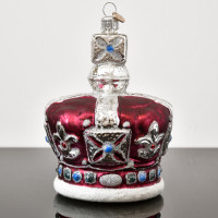 Large Coronation Crown Burgundy Limited Edition 