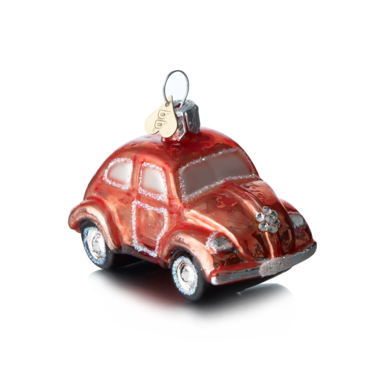 LITTLE VINTAGE BUG ORANGE SHINY