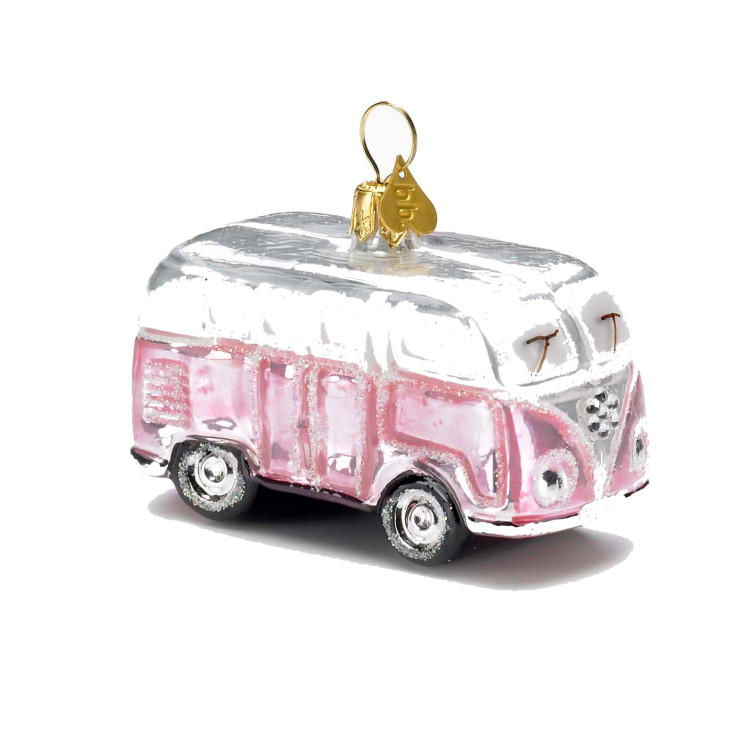 LITTLE VINTAGE CAMPING VAN PINK SHINY